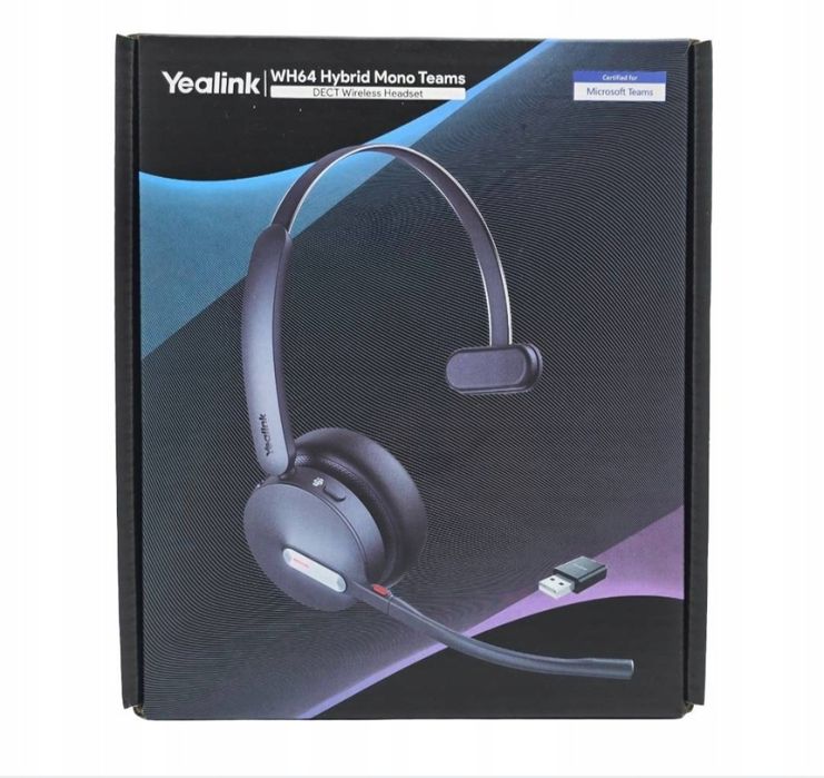 Słuchawki Yealink wh64 hybrid mono