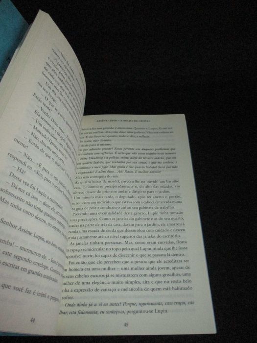 Livro A Rolha de Cristal Maurice Leblanc