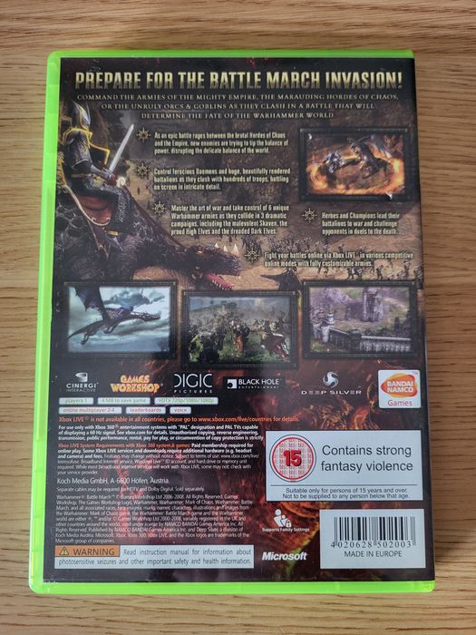 Warhammer Battle March gra xbox 360