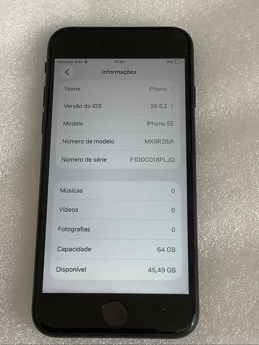 Iphone SE 2 geracao 64GB