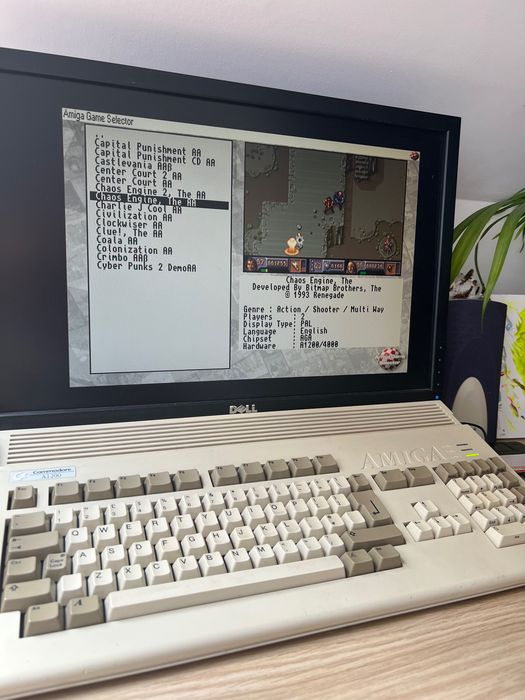 Amiga 500, 600 ,1200 Karta CF 16GB + adapter IDECF gry, plug and play