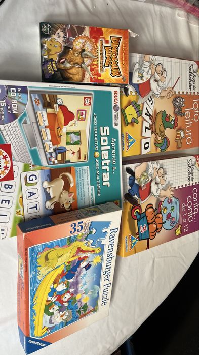 Pack jogos educativos Majora + Educa + puzzle Ravensburger (3-7 anos)