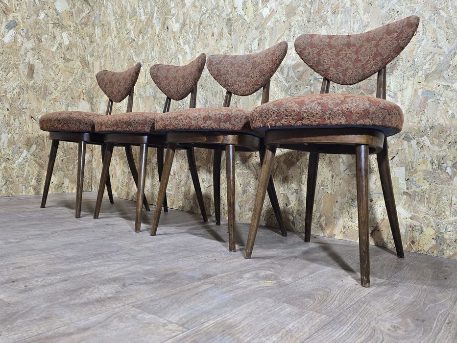 Krzesła prl serduszka