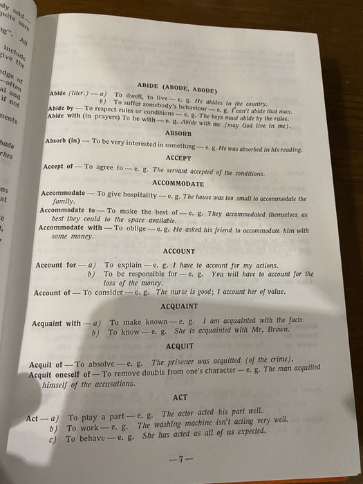 A Dictionary of Verbal Idioms