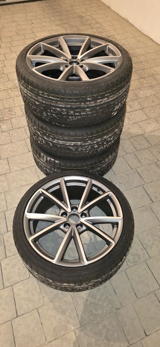 Диски оригінал Ауді, RS, R19 з літніми шинами Continental  245/35