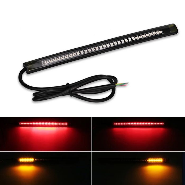 Fita LED traseira multifunções 48 LEDs com piscas integrados
