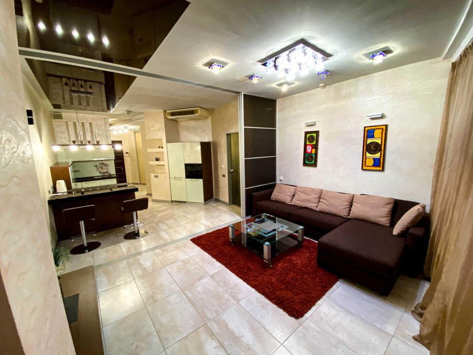 Уютная теплая квартира с камином в Мост Сити, 17 этаж