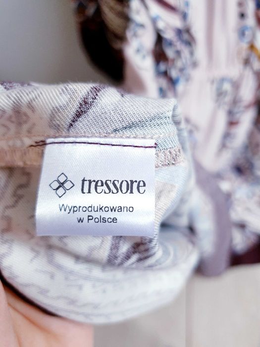 Nowa sukienka boho bufiasty balonowy rękaw 36 38 Tressore