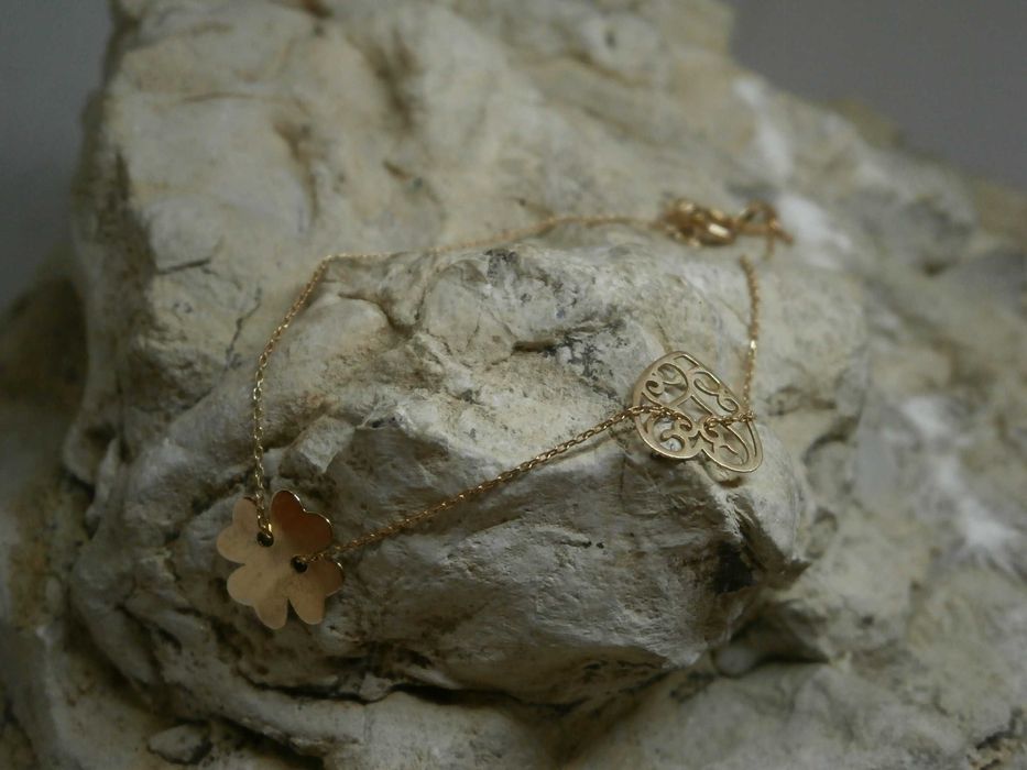 Złota Bransoletka 14K-0,89 GR