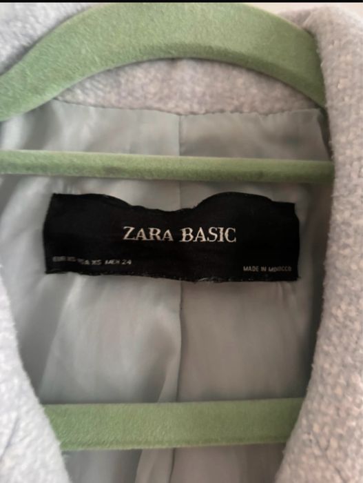 Płaszcz Zara baby blue