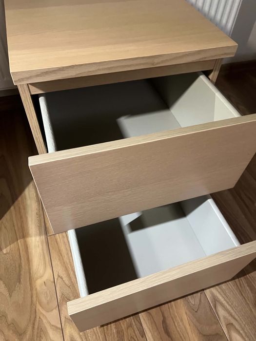 Łóżko 90x200cm Model MALM IKEA + szafka nocna