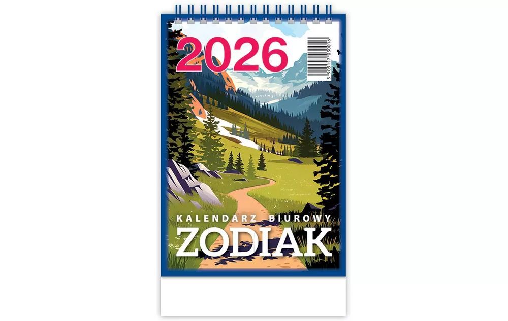 Kalendarz biurowy 2026. Zodiak. Telegraph. Nowy Produkt