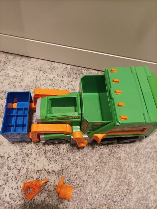 Psi patrol duży wóz do recyklingu śmieciarka Rocky