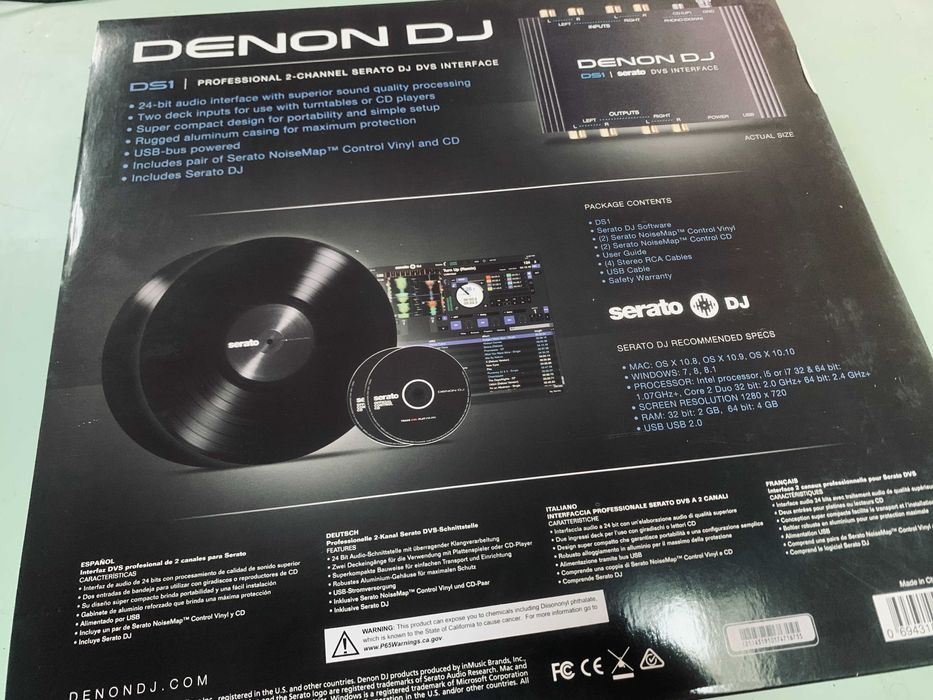 Denon DJ DS1 - DVS - SERATO DJ PRO (em muito bom estado)