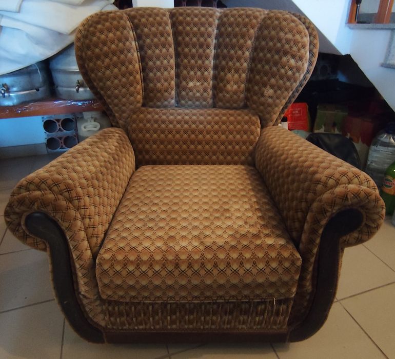 Sofás de veludo bom estado