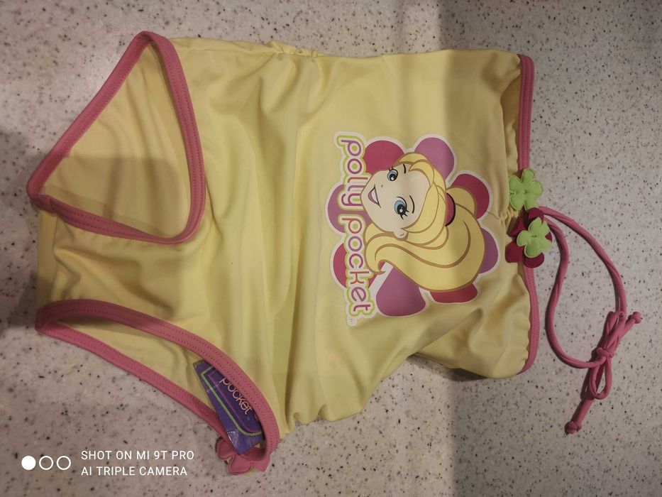 Polly Pocket jednoczęściowy strój kąpielowy dziecięcy r. 116