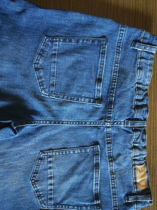 Spodnie jeansy młodzieżowe 176 C&A granatowe