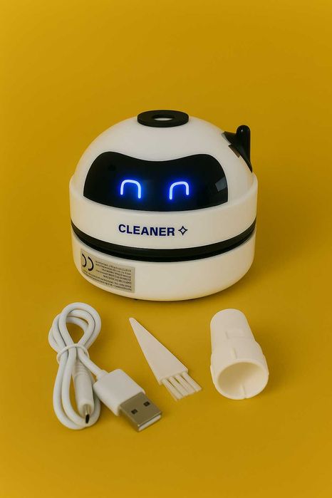 Mini Aspirador USB para Teclado e Mesa – Recarregável e Compacto