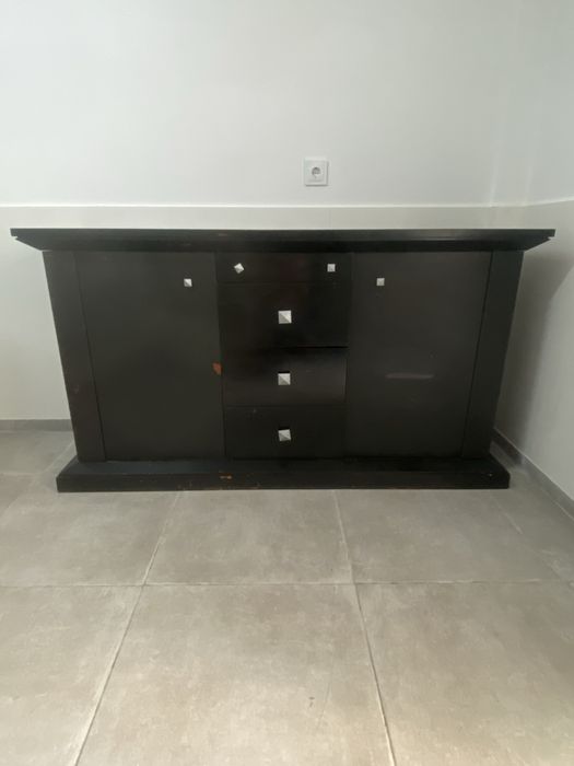 Movel,Aparador,bar 4 gavetas em cerejeira 1,80cm