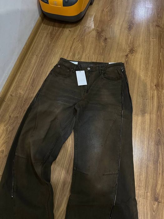 !!!РОЗПРОДАЖ!!! Zara flared baggy zip jeans