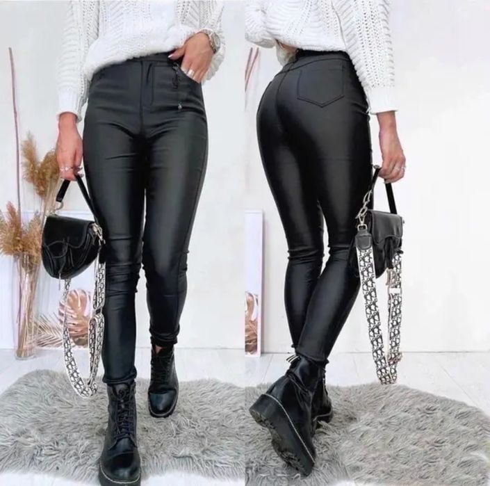 Штани,лосины еко шкіра напилення  Shein