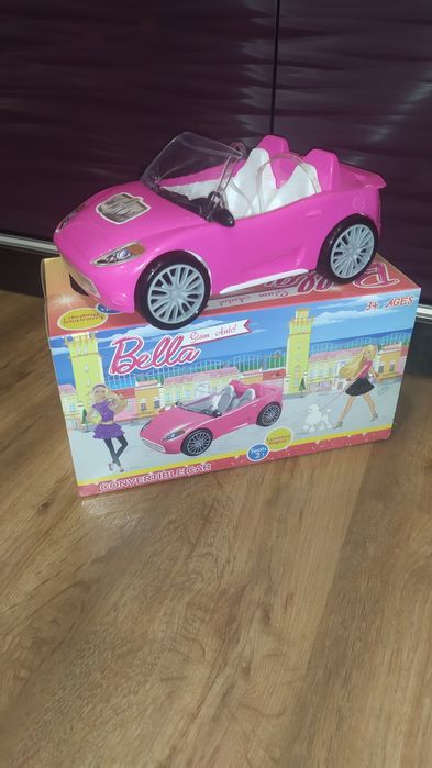 Розовая машина для кукол Bella с Ремнями безопасности