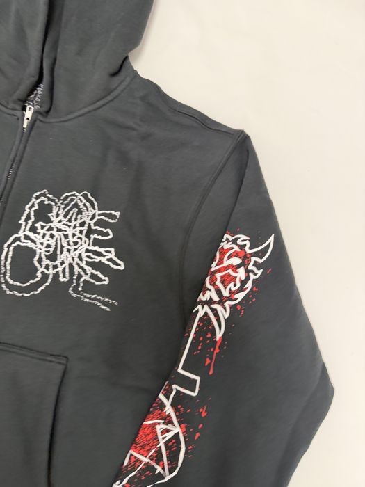 зип худи мерч Ken Carson Agreat chaos like balenciaga vetements rick