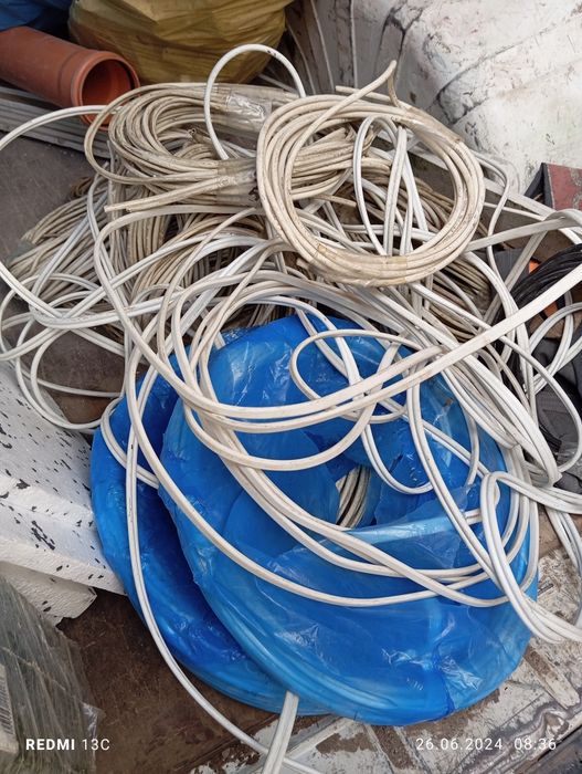 Kable telefoniczne, monitoring, alarmowe po budowie, przewody