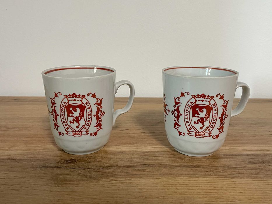 Чашки 190 лет фарфоровый завод барановка (2 шт)