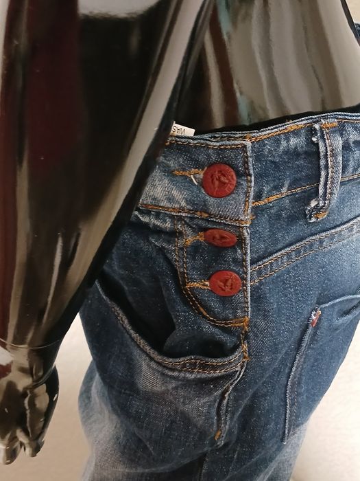 Новый джинсовый комбинезон S