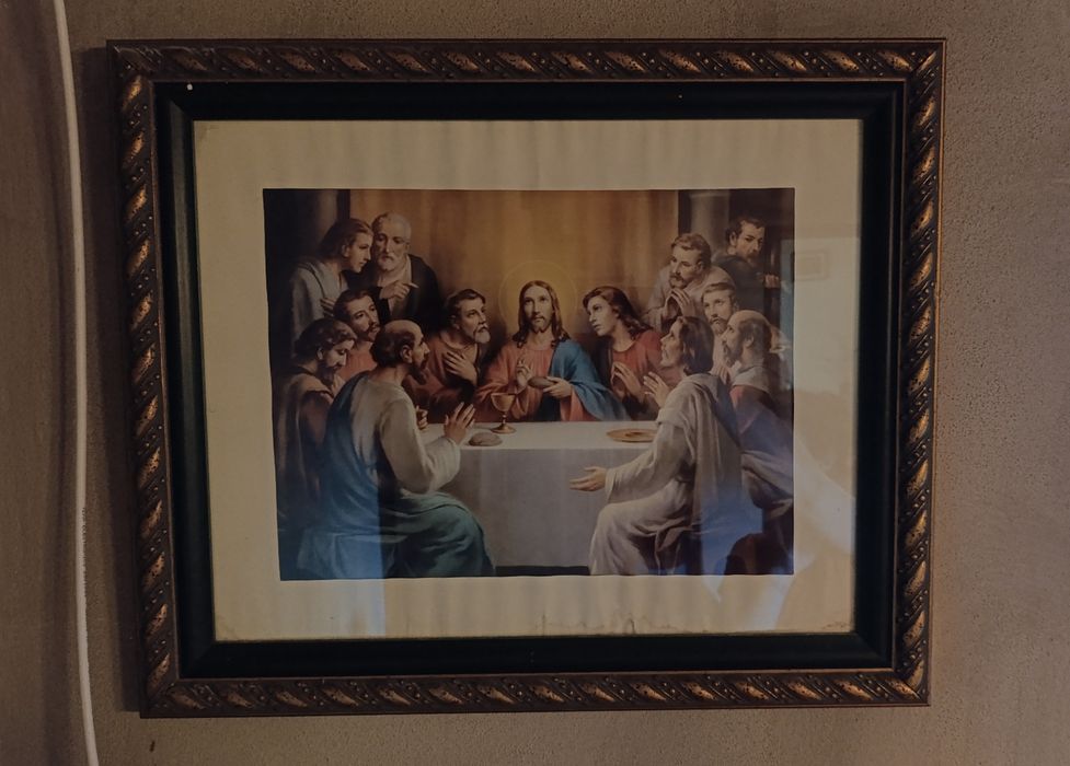 Quadro, recriação d'A última ceia