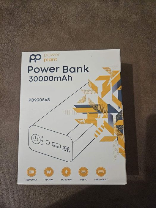 Павербанк (підходить для ноутбуків)  УМБ PowerPlant 30000mAh