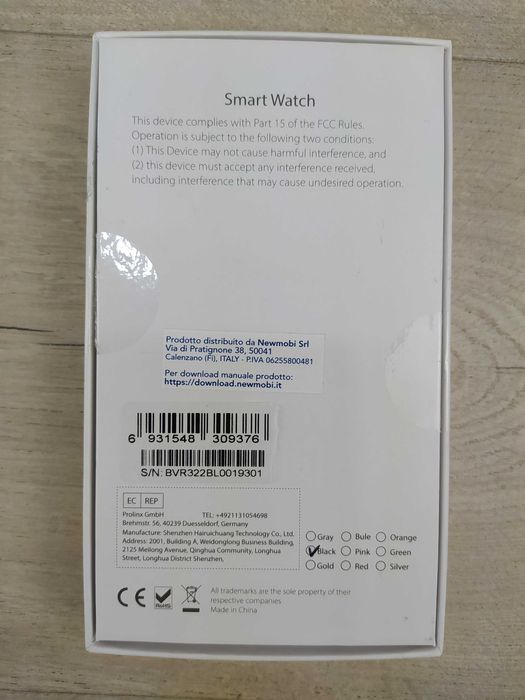 Blackview R3 Max Smartwatch czarny