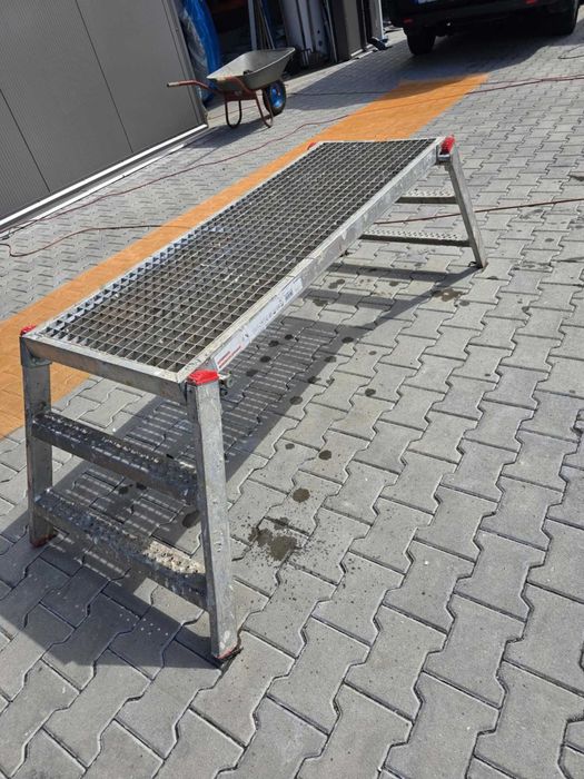 Podest roboczy, składany, aluminiowy WURTH