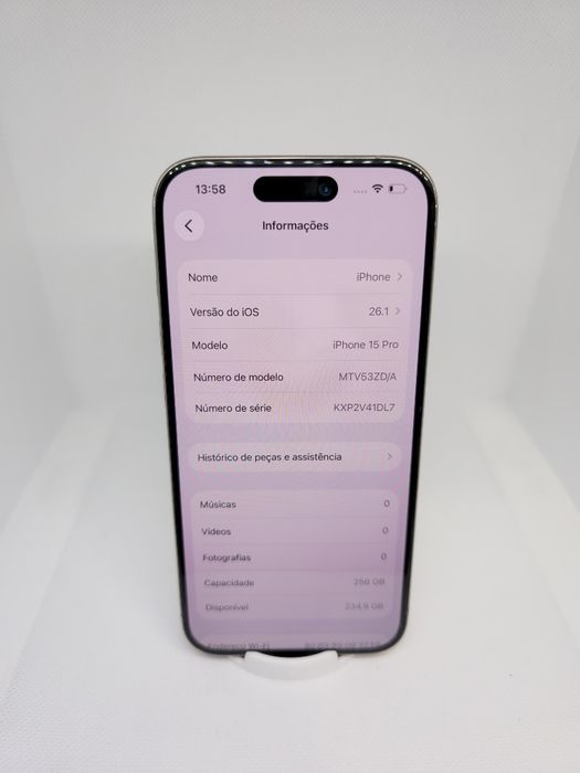 Iphone 15 Pro 256GB Natural Tittanium