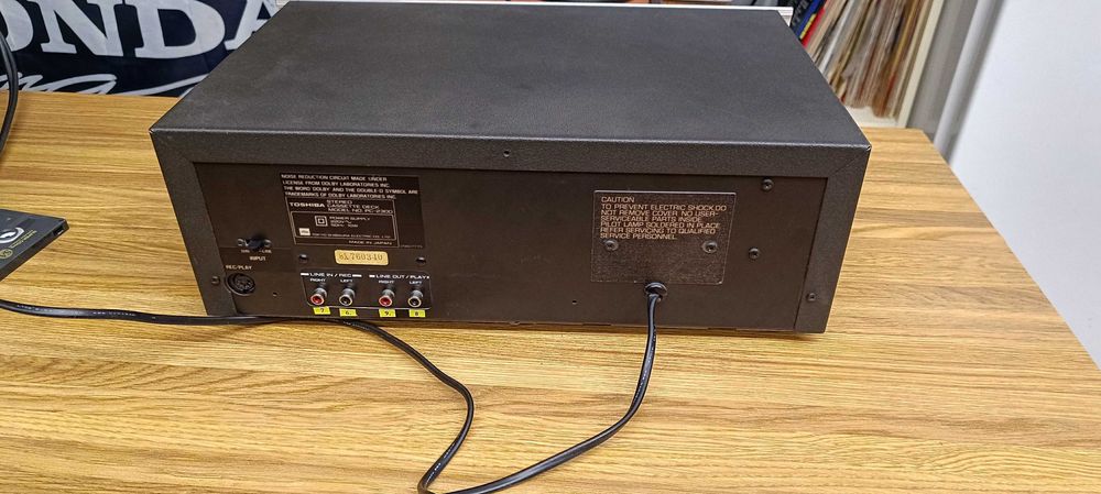 Кассетна дека Toshiba PC-230D  (відео роботи ! )