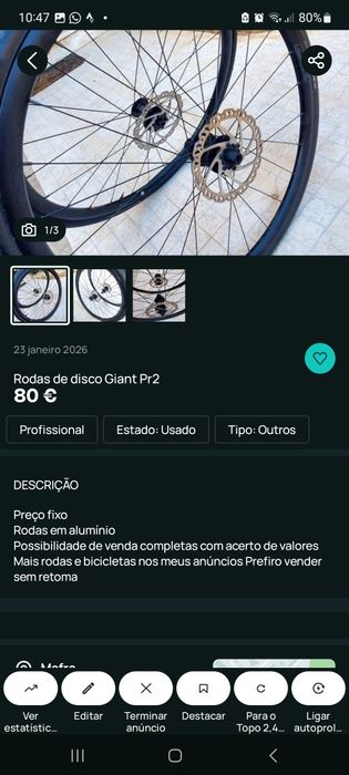 Acessórios para bicicletas oportunidades