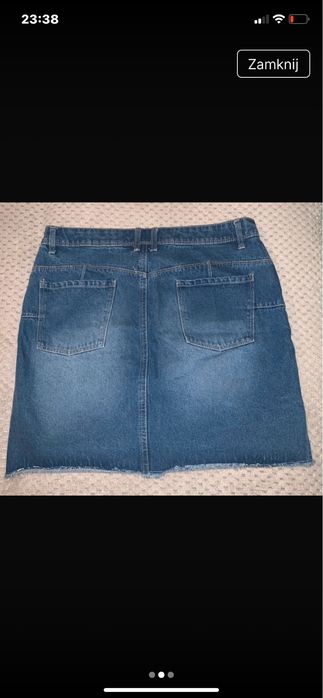 Spódnica mini jeansowa