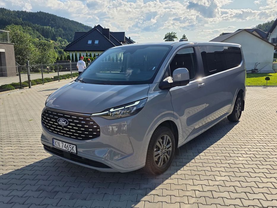 Ford Tourneo Custom Titanium; Gwrancja Fabryczna ; 9 osób; Hybryda Plug IN