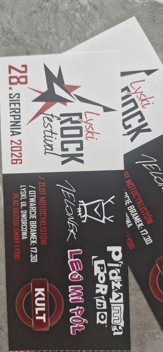 Bilety na festiwal
