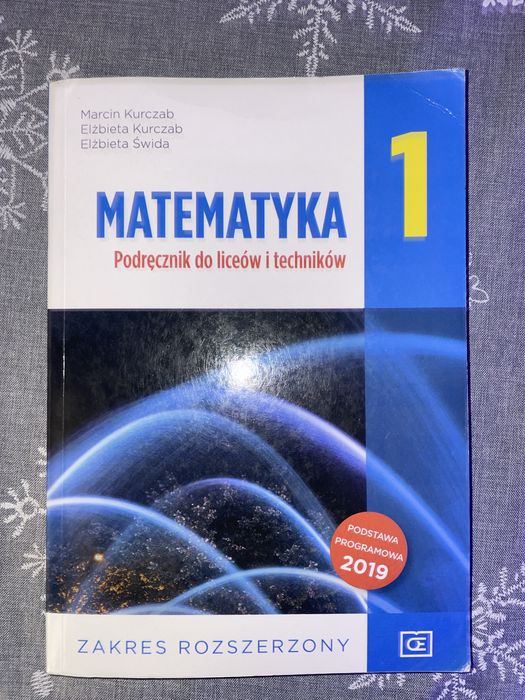 Matematyka 1 Do klas 1  technikum i liceów