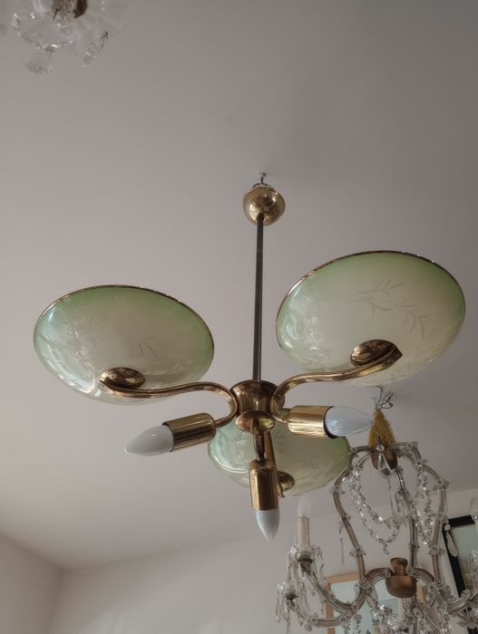 Cudny Stary żyrandol Art Deco Okazja