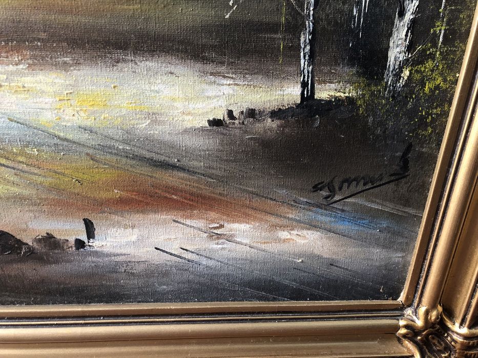 Quadro original com moldura