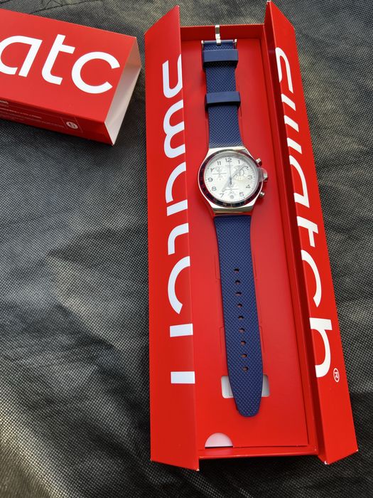 Swatch Irony Frescoazul, YVS439, Nowy, Full Set