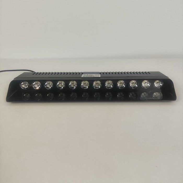 Проблисковий стробоскоп 12 LED під скло червоно-синій мигалка