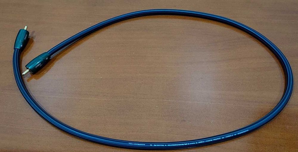 AudioQuest Forest – cabo coaxial digital 75Ω, 0,5 m