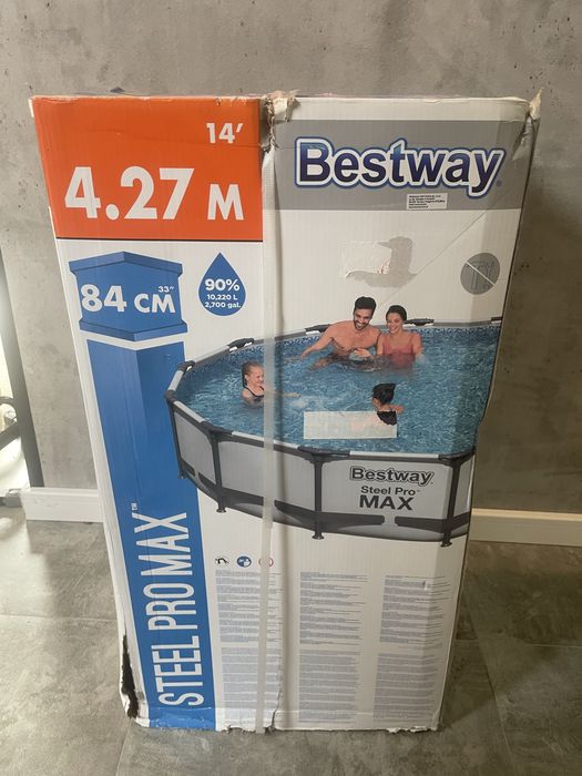 NOWY BASEN 427 x 84 cm wysokości BESTWAY Pro MAX