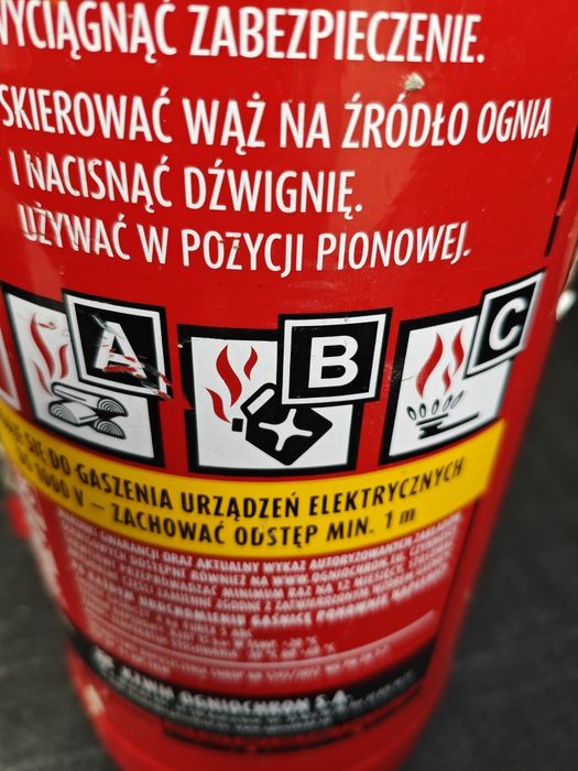 Gaśnica 4 kg ABC