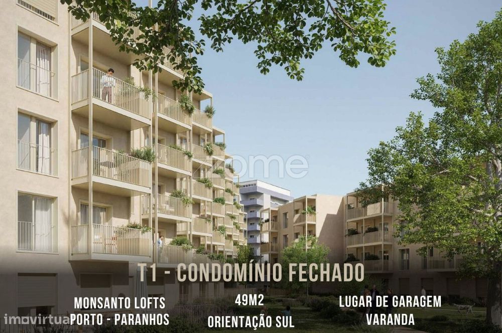 T1 Paranhos - Condomínio fechado