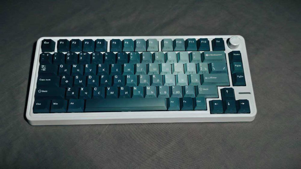 Кастомна механічна клавіатура Zuoya LS02 RU\ENG кремова